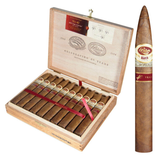 Padrón 40th Anniversary - 40th (Torpedo) - 6.5 x 54 - Box of 20